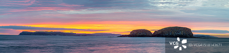堤道海岸日出图片素材