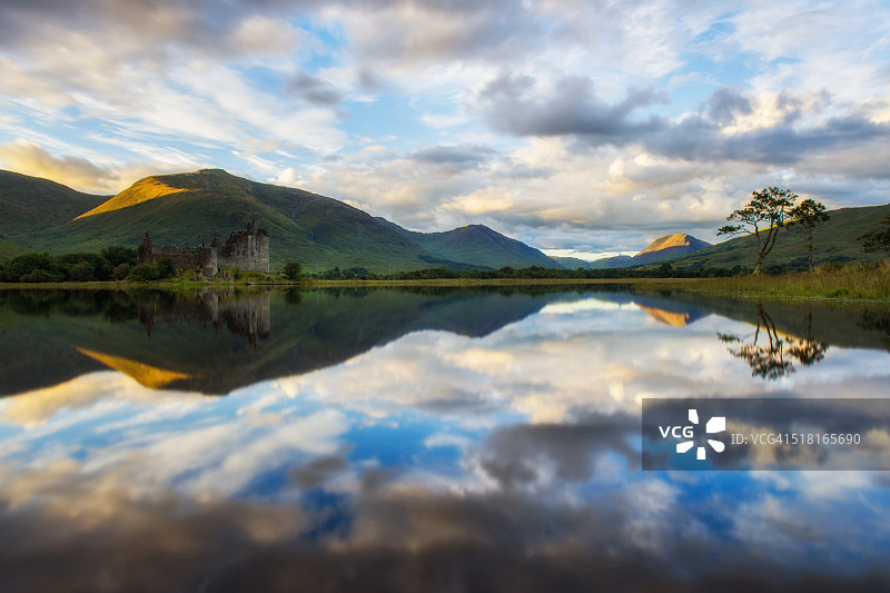 苏格兰基尔丘恩城堡图片素材