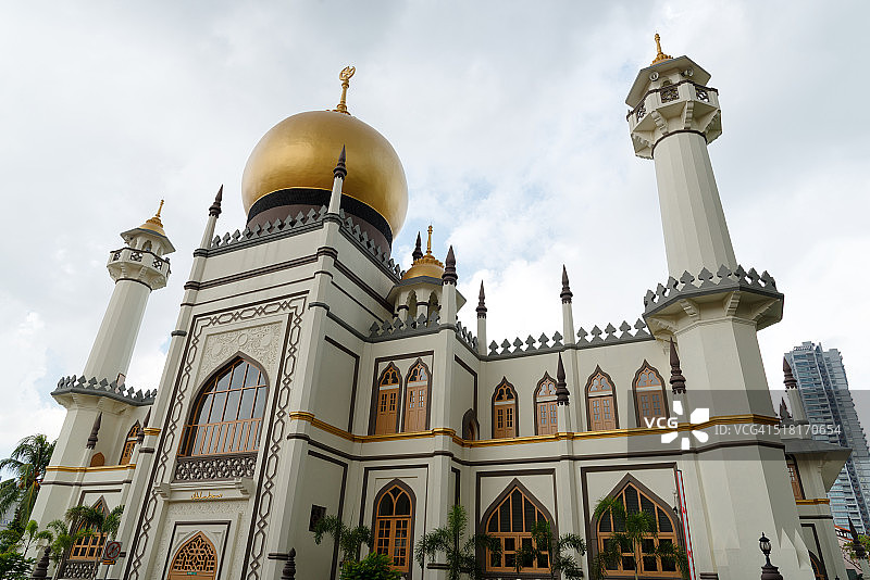 苏丹清真寺，新加坡图片素材