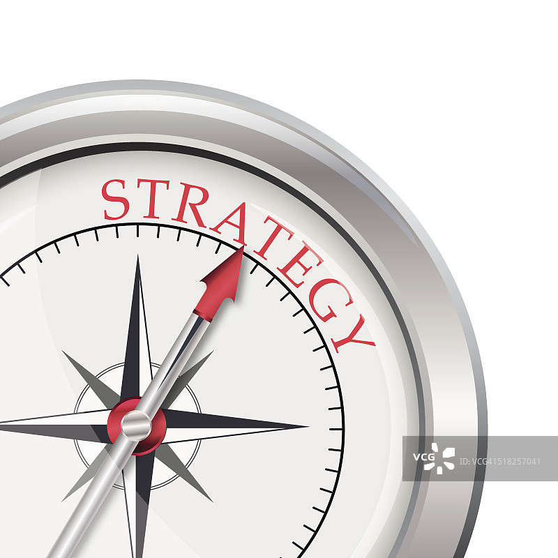 策略指南针方向图片素材