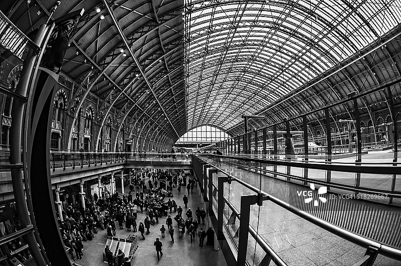 伦敦圣潘克拉斯图片素材