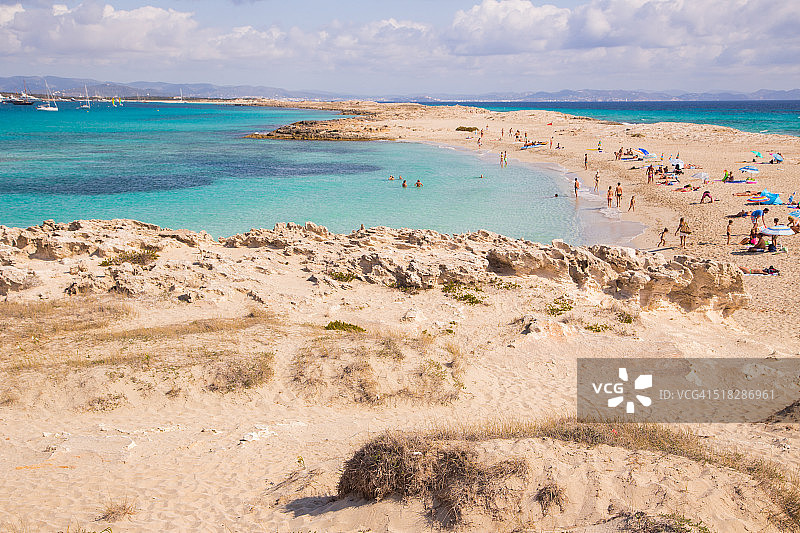 福门特拉岛塞斯萨利内斯自然保护区天堂图片素材