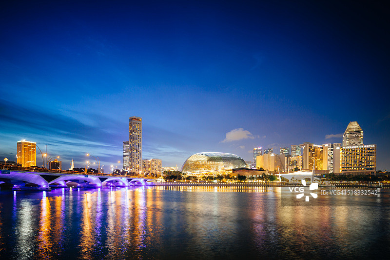 新加坡滨海湾图片素材