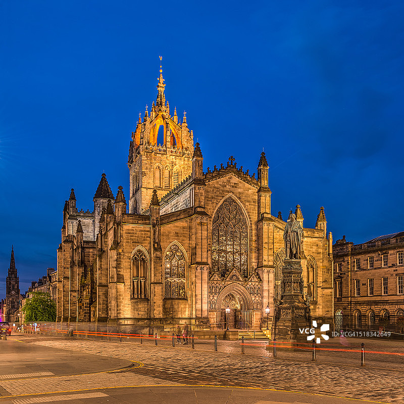 爱丁堡圣吉尔斯大教堂图片素材