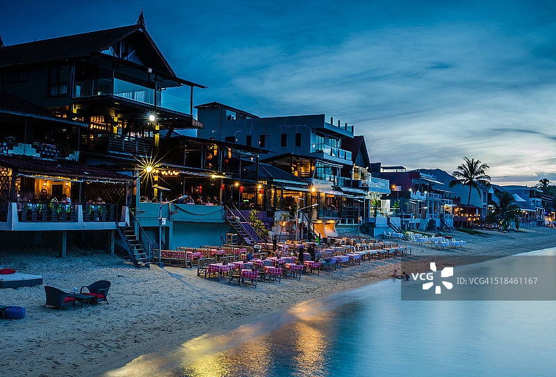 渔村风光图片素材