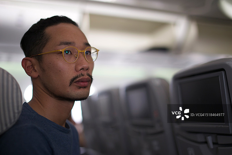 思考未来的男人图片素材