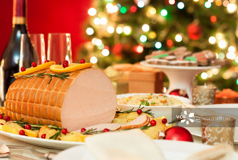 节日火腿图片素材