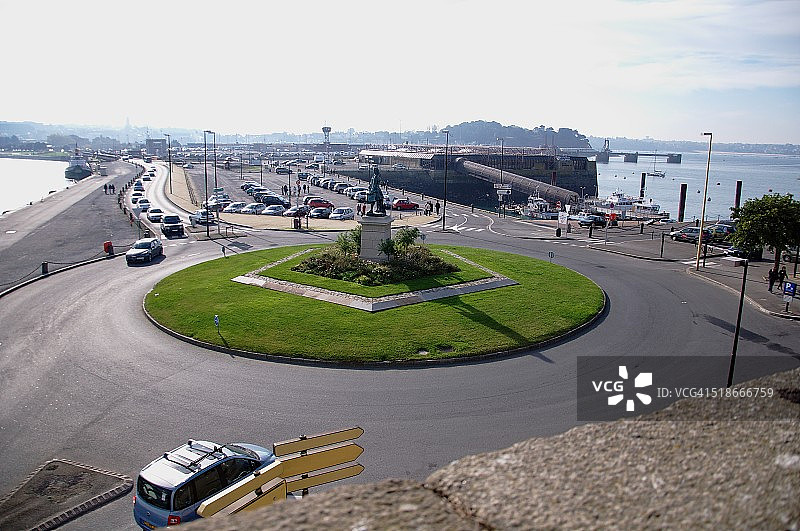 环形交通枢纽图片素材