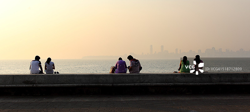 孟买滨海大道图片素材