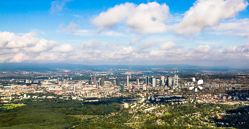 航拍德国法兰克福图片素材