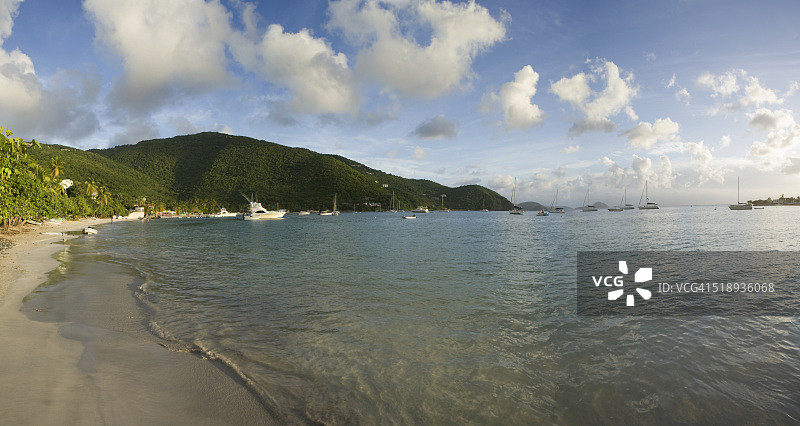 凯恩花园湾，英属维尔京群岛，托尔托拉岛图片素材