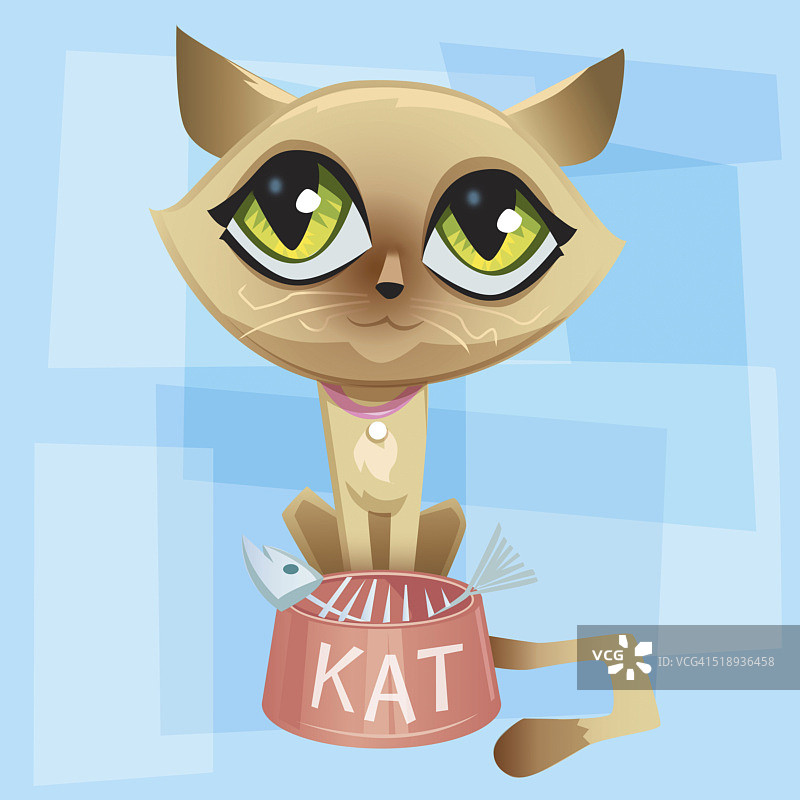 动漫猫图片素材