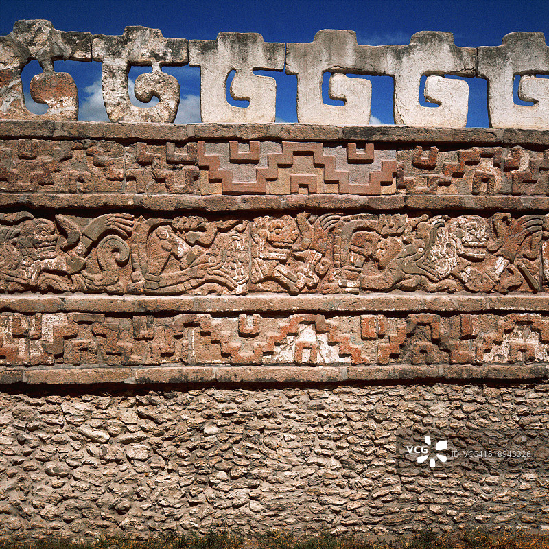 图拉的托尔特克装饰带图片素材