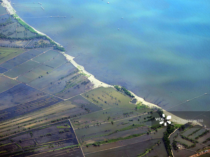 亚洲水产养殖图片素材