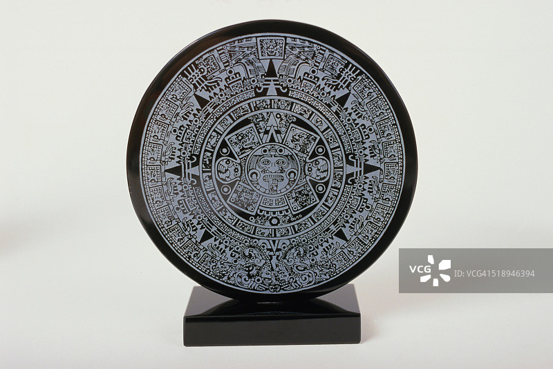 黑曜石阿兹特克历图片素材
