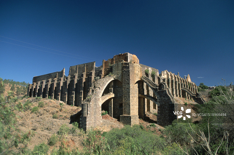 殖民时期矿山遗址图片素材