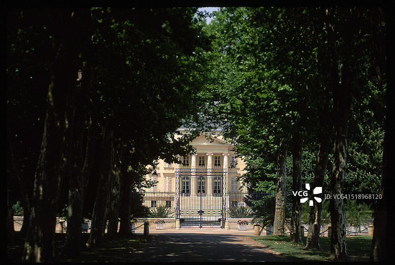 法国波尔多附近的玛歌城堡图片素材