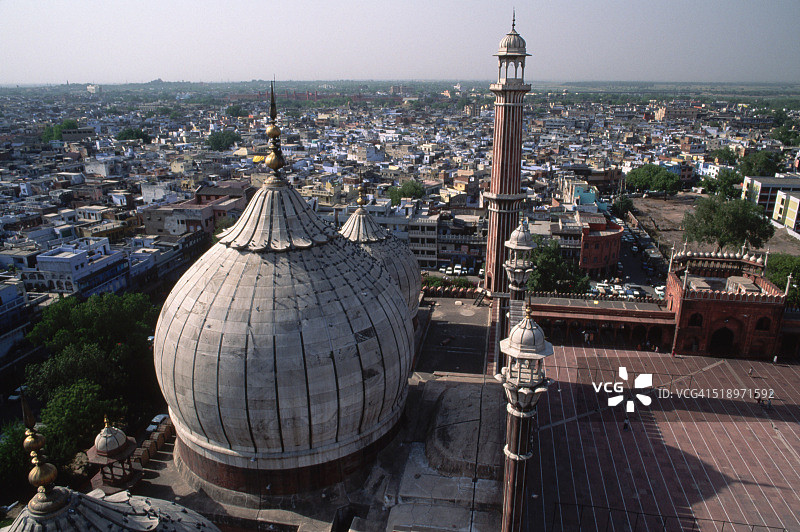 德里贾玛 मस्जिद清真寺外围图片素材