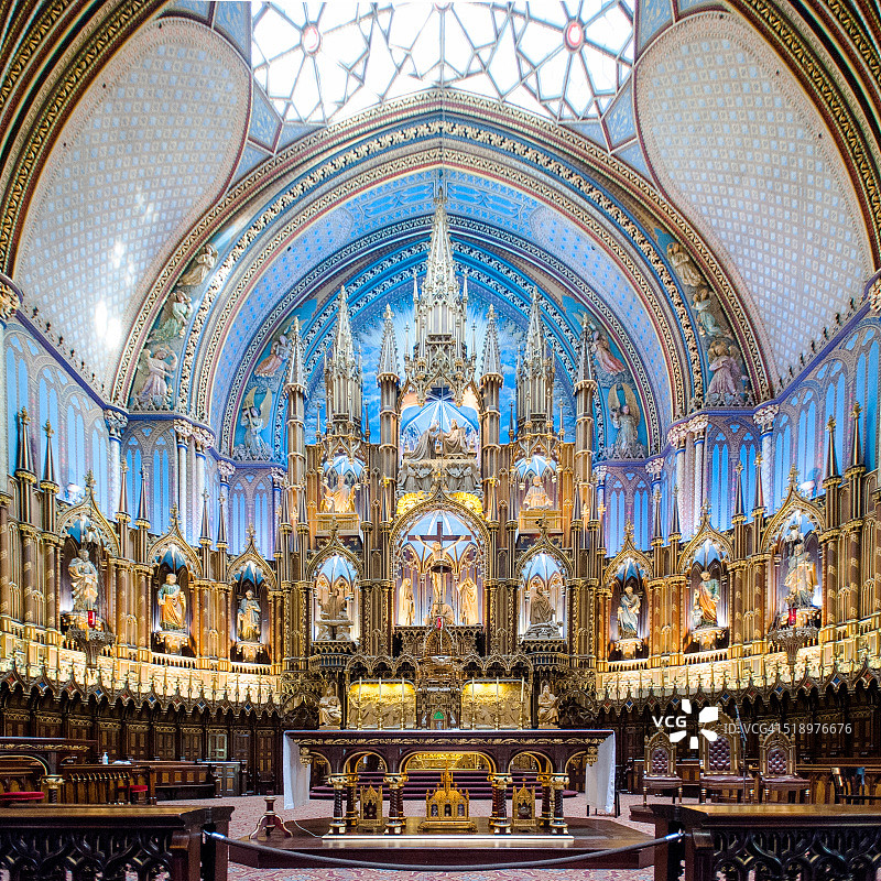 蒙特利尔圣母大教堂图片素材