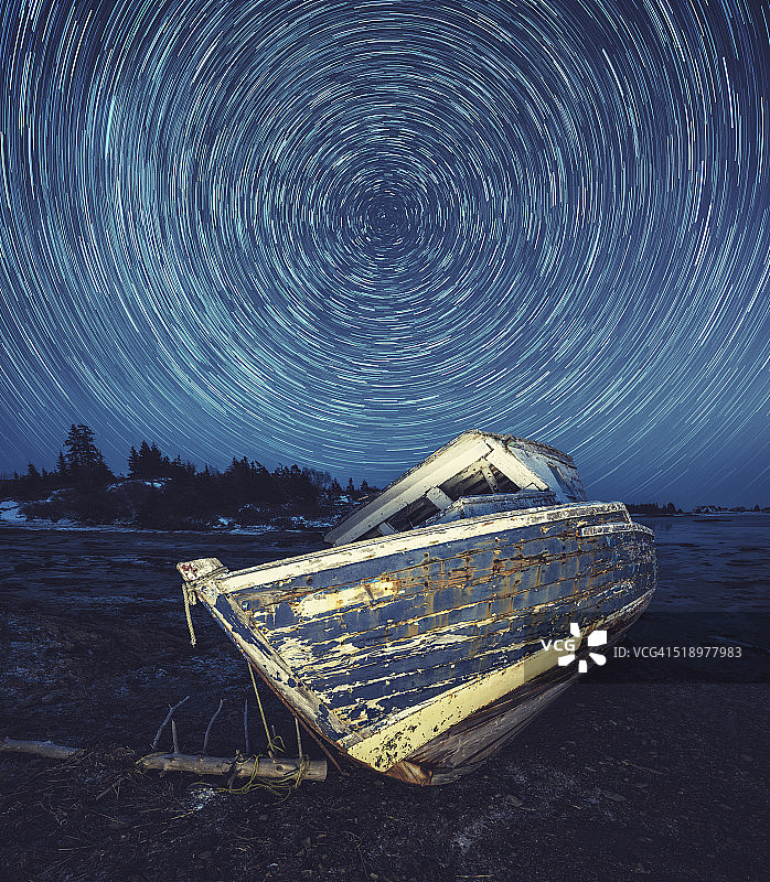 迷失在星空中图片素材