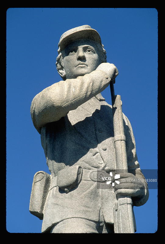 战场上的内战纪念碑图片素材