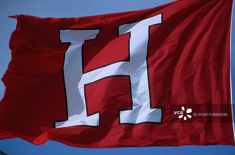 哈佛大学旗帜图片素材