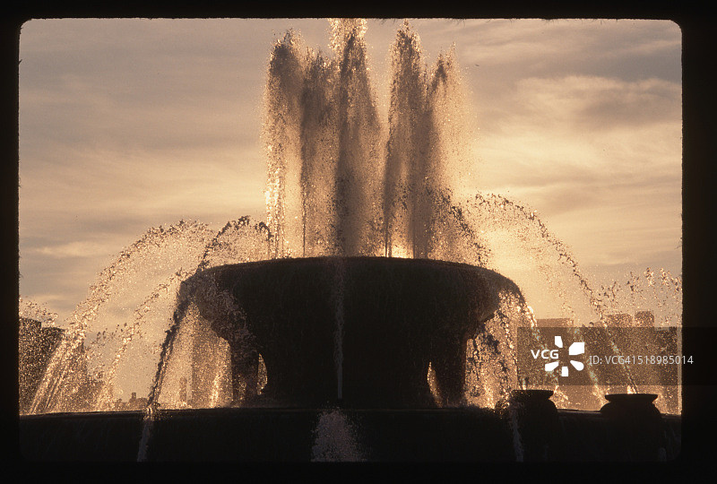 白金汉纪念喷泉图片素材