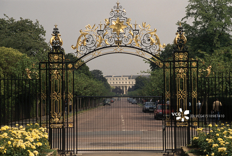 摄政公园的门图片素材