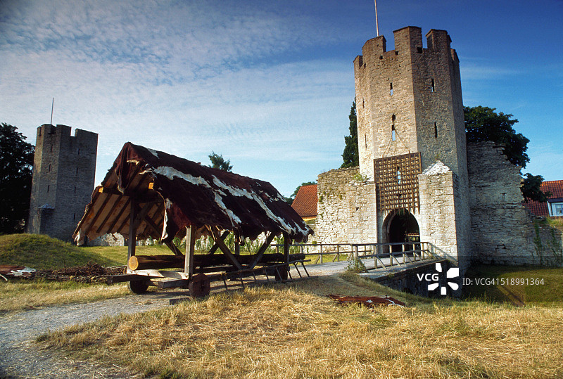 城门与撞城槌图片素材