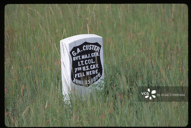 卡斯特将军的墓碑图片素材