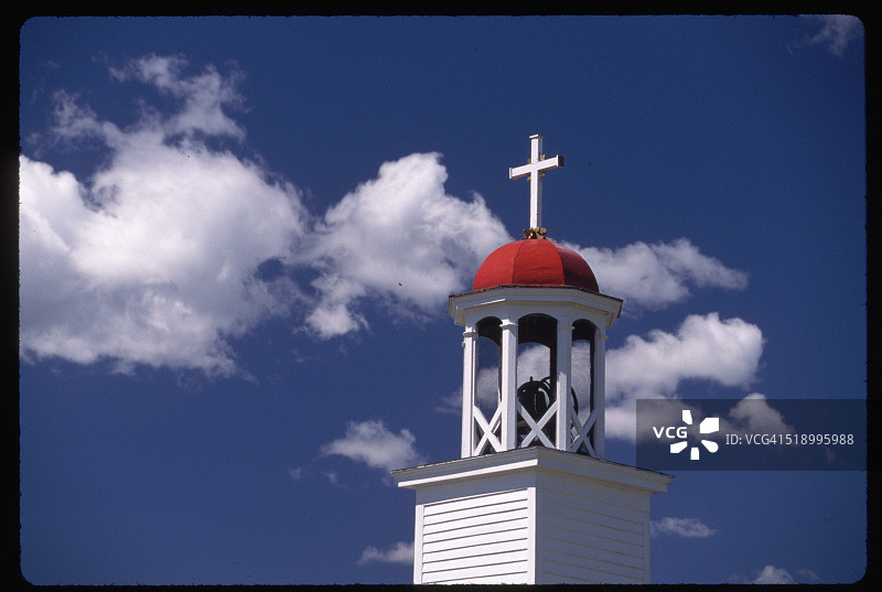 圣玛丽教堂的钟楼图片素材