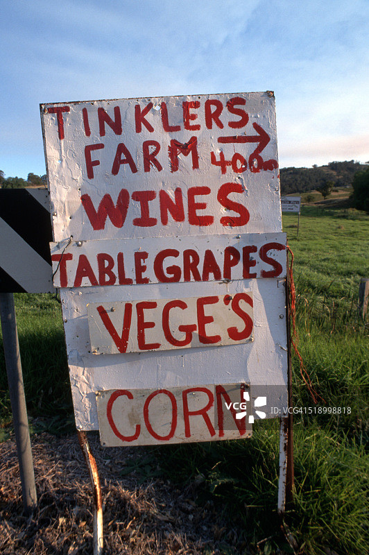 澳大利亚乡村标志图片素材