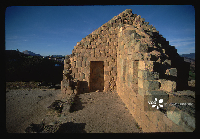 厄瓜多尔因加皮尔卡遗址图片素材