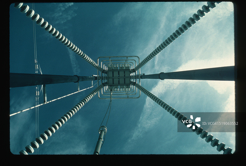 阿德兰托的输电塔图片素材