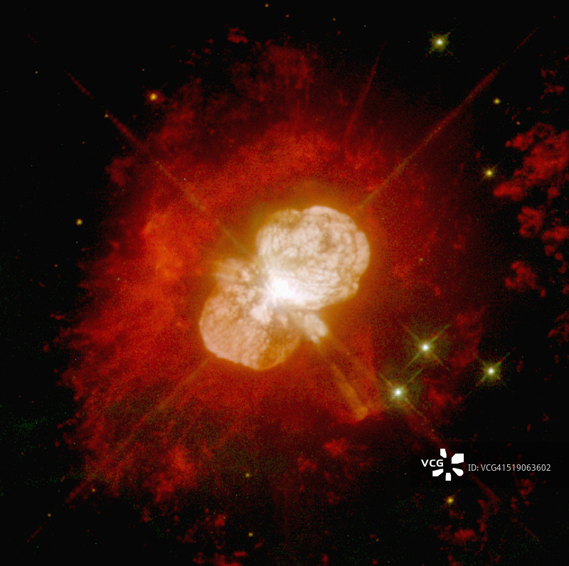 不稳定恒星周围的星云图片素材