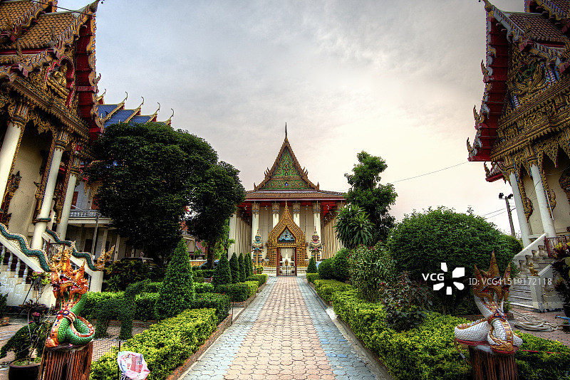 邦帕寺：以传统泰式纹身（Sak Yant）闻名图片素材