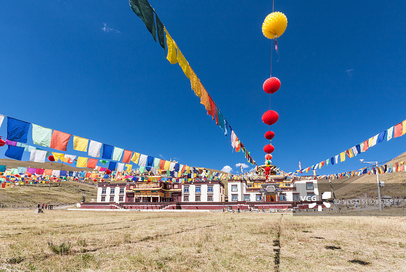 中国四川省色须寺图片素材