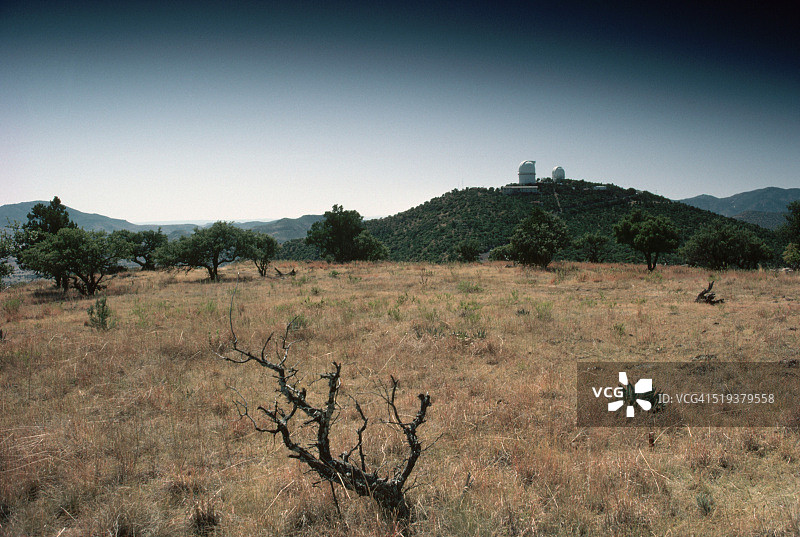 洛克山上的麦克唐纳天文台图片素材