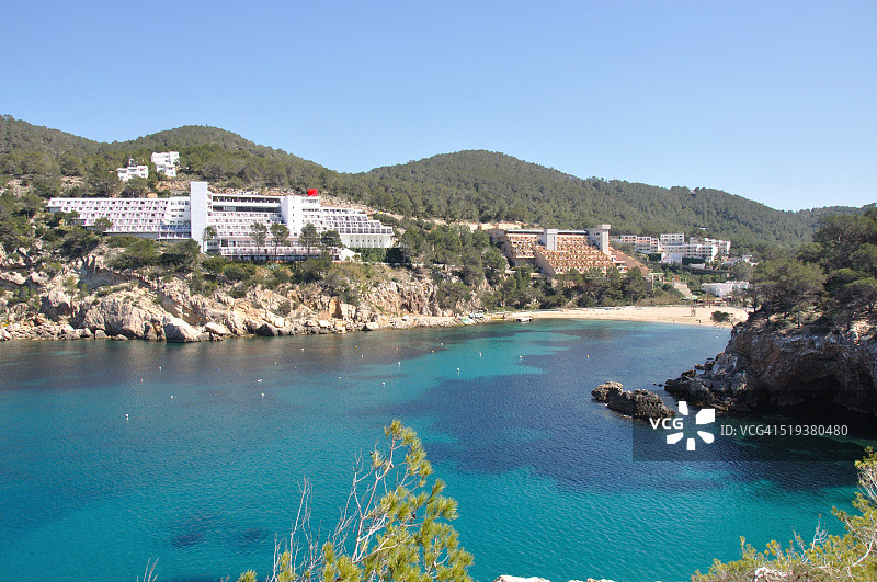 伊维萨岛圣米格尔港湾图片素材