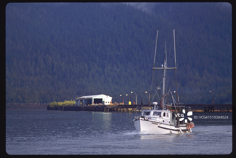 加拿大渔船图片素材