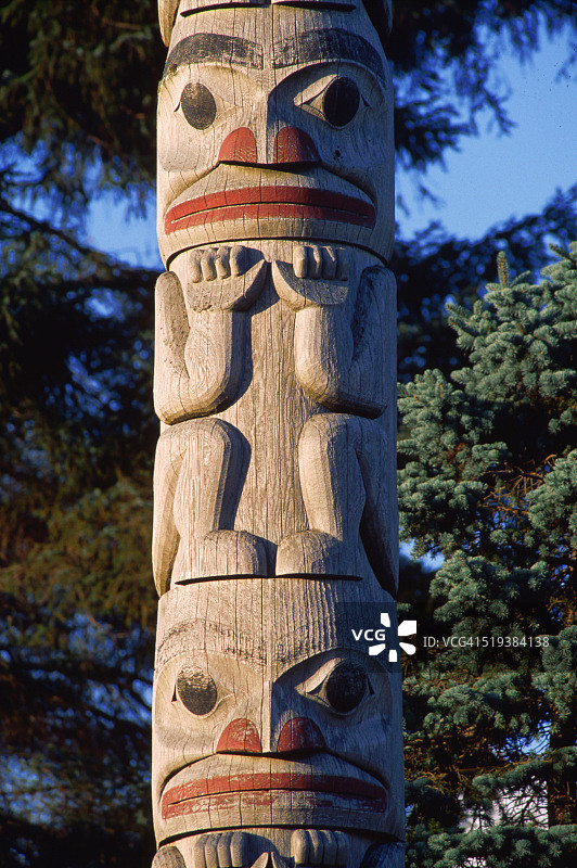 鲁珀特王子城的图腾柱图片素材