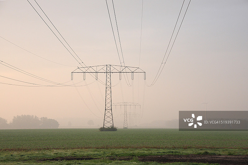 电力供应线图片素材