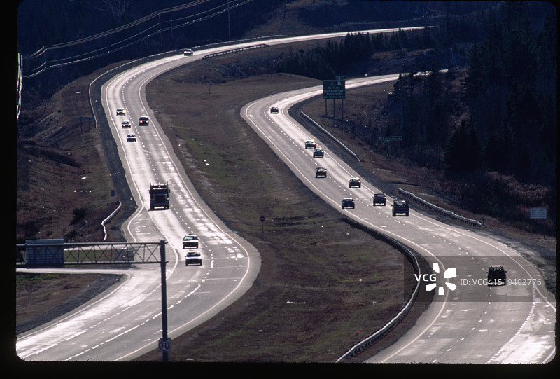 加拿大横贯公路交通图片素材