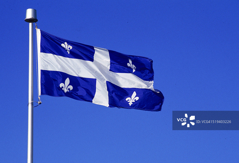 魁北克旗帜图片素材