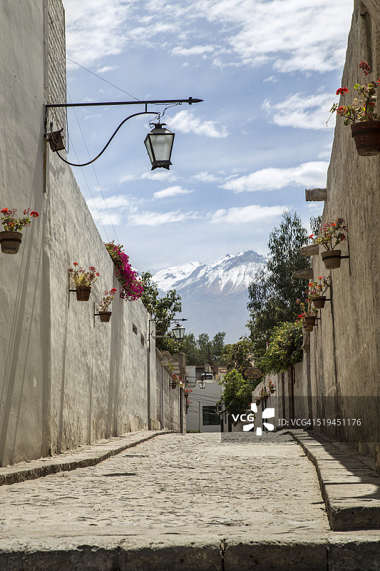 亚纳瓦拉小巷 - 阿雷基帕/秘鲁图片素材