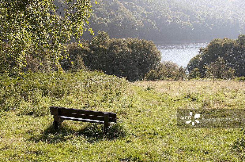 Ladybower水库宁静的早晨图片素材