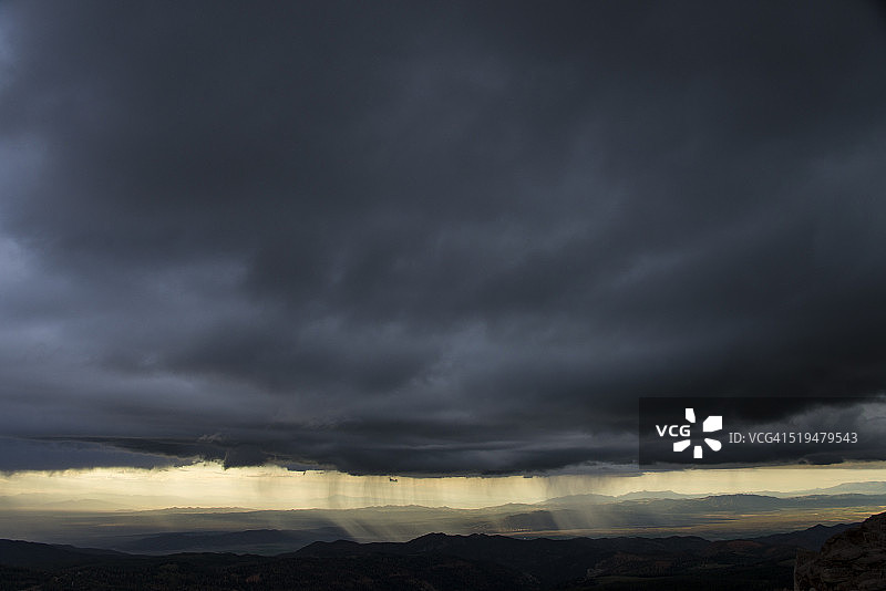 暴风云与景观图片素材