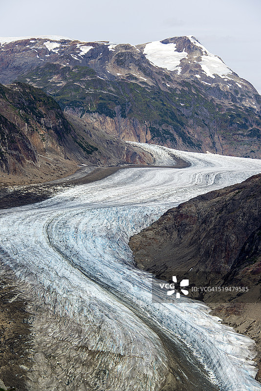 三文鱼冰川图片素材