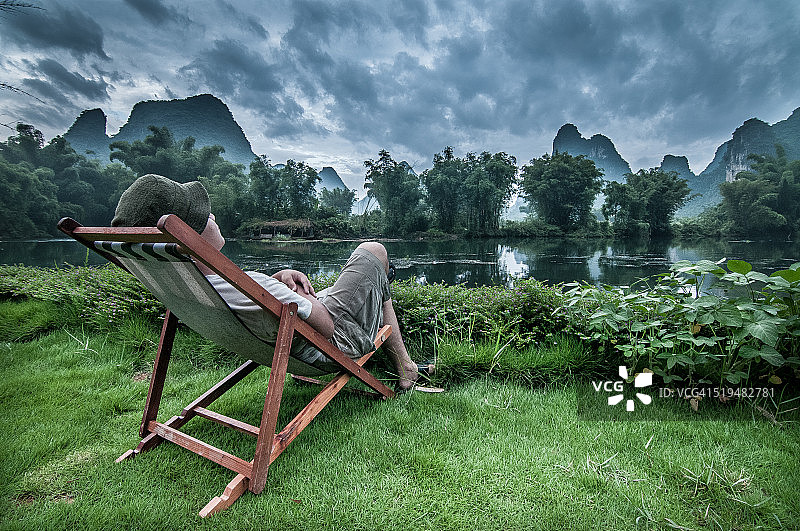 放松身心图片素材