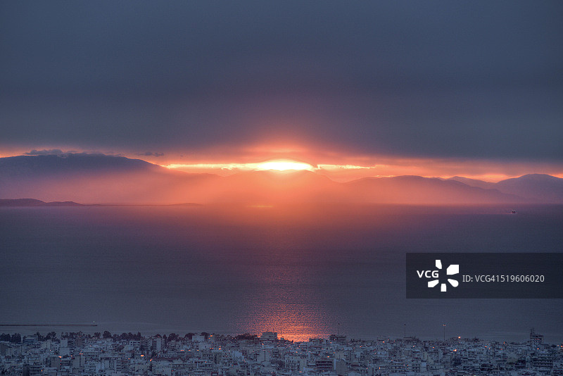 戏剧性的日落图片素材